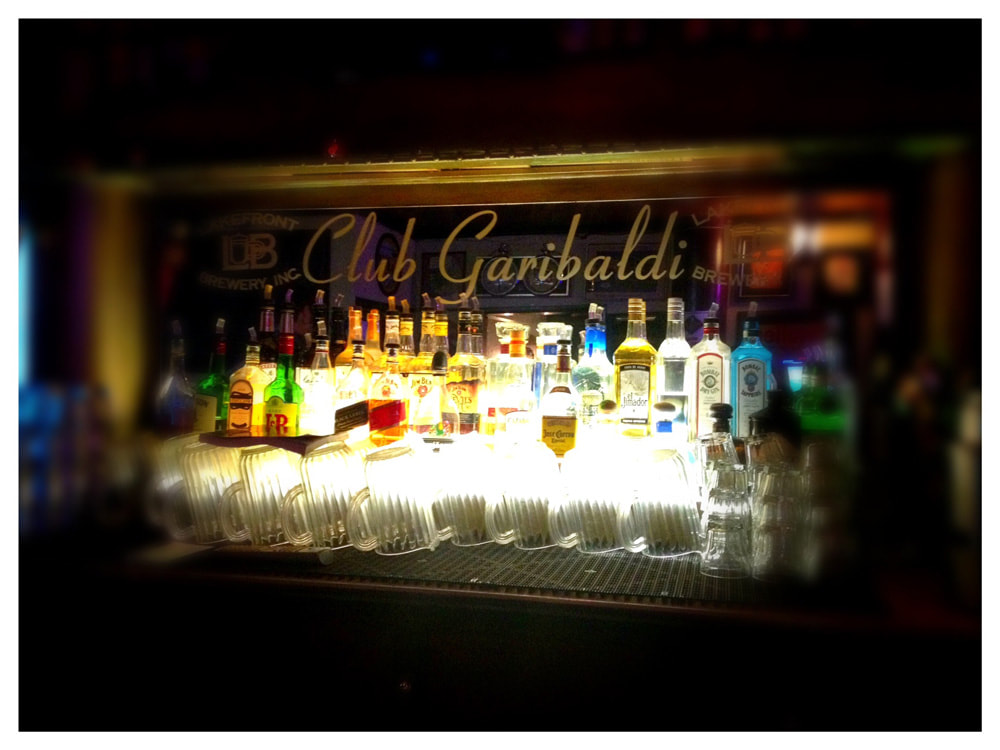 liquor available at Club Garibaldi